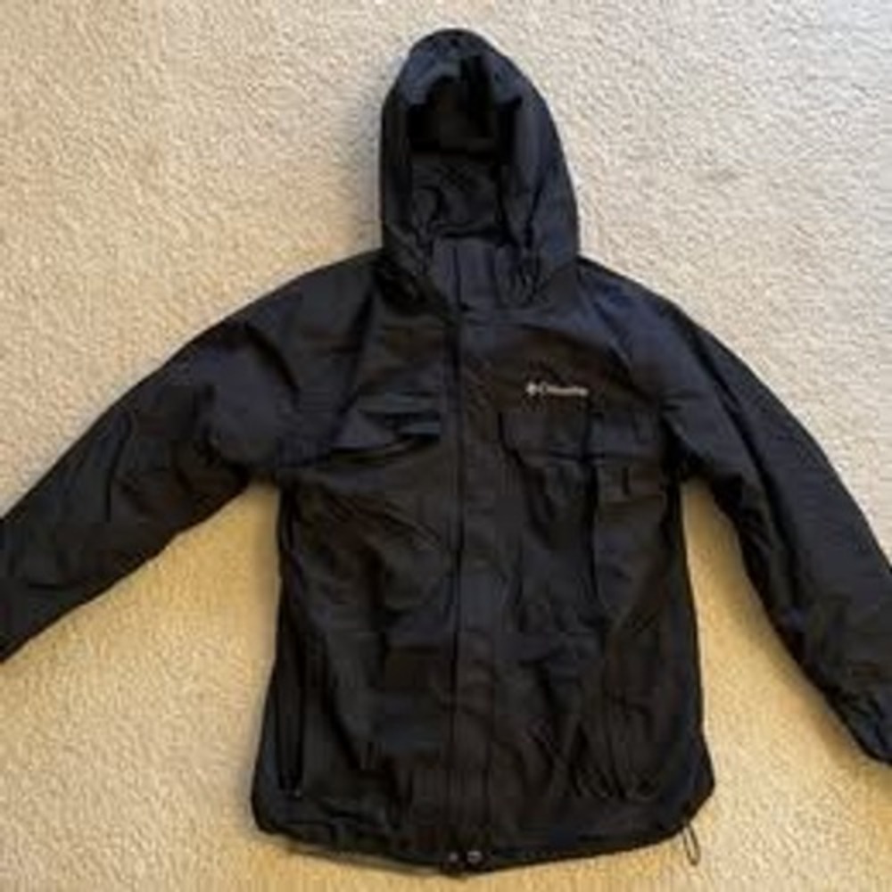 Columbia Interchange Black 2-in-1 Winter Jacket Men M